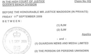 Super-injunctions: an update – Keith Mathieson – Inforrm's Blog